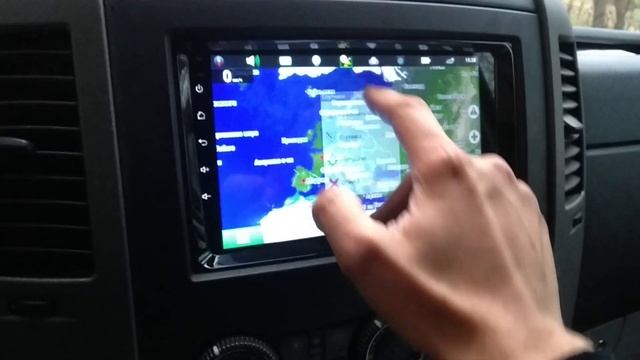 Mercedes-Benz Sprinter Android автомагнитола смотреть онлайн