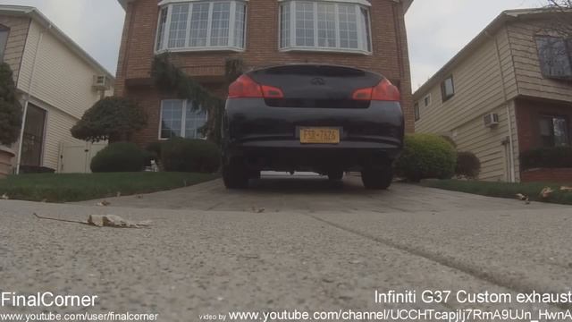 Best Loudest Infiniti G37 exhaust sound. Loud accelerations + revs!