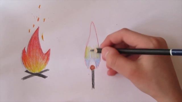 Рисунок "Пламя" смотреть онлайн