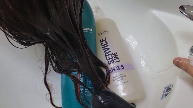 ✅️Тонирование волос ,Эстель принс 7/75. Коричнево-красный ??оттенок. смотреть онлайн