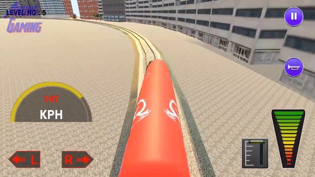 City Train Driving simulator 2021: Free Train Game - Level 5