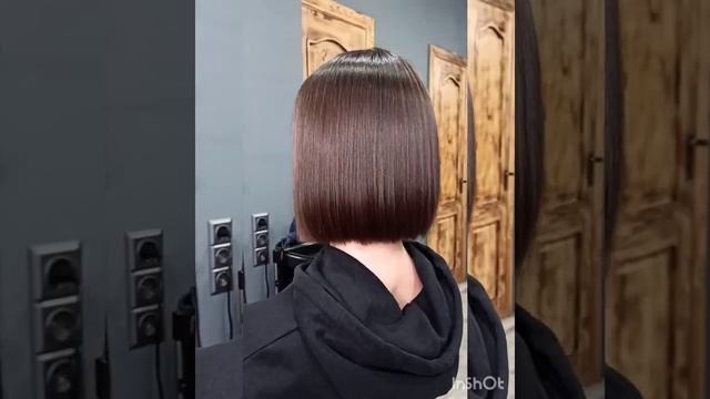 Женская стрижка прямой Боб Women's haircut straight bob#стрижка#боб#прямойбоб#haircutbob#straightbo