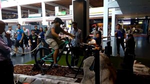 виртуальная реальность симулятор езды на велосипеде Eurobike's 2016 4D Hero Live Experience