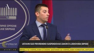 Ustavni sud privremeno suspendovao Zakon o lijekovima Srpske