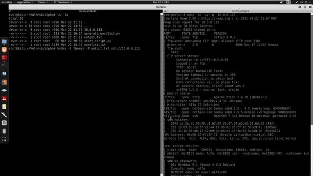 VulnHub - Alfa: 1 смотреть онлайн