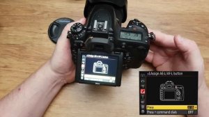 Nikon D750 - How To set Back Button Autofocus