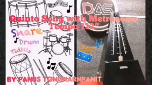 Quinto Song Backing Track With Metronome Tempo 112