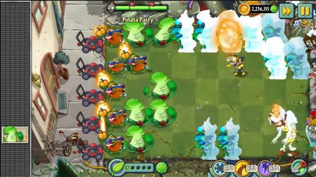 Растения против зомби 2/Plants vs Zombies 2:уровень Heroes смотреть онлайн