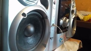 Panasonic sa ak 240 tocando com caixas grádiente sg 1200
