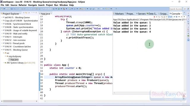 163 Blocking Queue смотреть онлайн