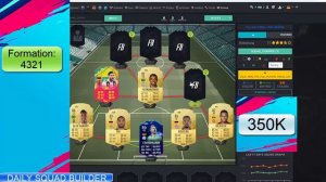 FIFA 19 SQUAD BUILDER 100K 150K 200K 350K 500K 700K 900K SQUAD BUILDER FUT CHAMPIONS FIFA 19