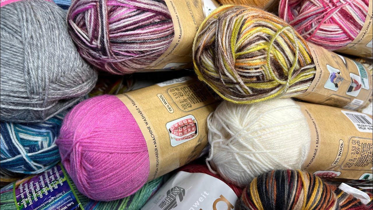 НОСОЧНАЯ ПРЯЖАМои запасы носочной пряжи смотреть онлайн