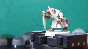 Speed painting Skaven: Plague Monks (Using mainly contrast paints)