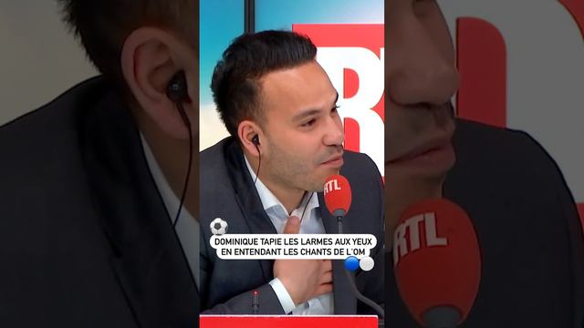 Dominique Tapie les larmes aux yeux en entendant les chants de l'OM