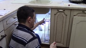 Как сделать место для хранения моющих  средств на кухне?! Все о мебели. Часть 1.