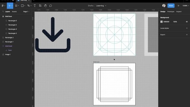 CARA MEMBUAT ICON DI FIGMA MENGGUNAKAN GRID ICON 100% MUDAH | PART 1