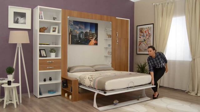 Мебель трансформер. Шкаф диван трансформер. Видео. Furniture transformer. Wardrobe sofa transformer