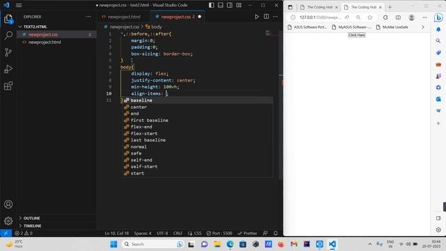 Button Click Animation in Html Css | Click button using html and css | html/css projects