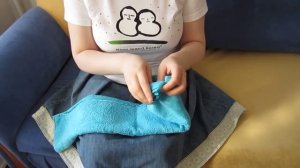 Шапочка из полотенца для сауны