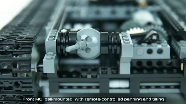 Lego Technic RC T29 Heavy Tank with shooting mechanism смотреть онлайн