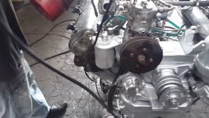 Мойка дизеля ЯМЗ перед покраской(моющее средство - нефрас).