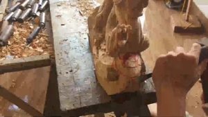 Резьба по дереву дракона - сделать из дерева дракона из дерева