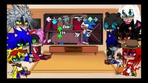 Sonic And His Friends react to Secret Histories tails fnf mod
