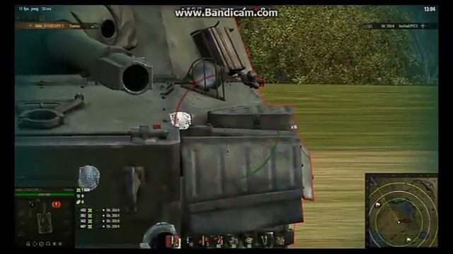 Куда и как пробивается об.268в4  world of tanks