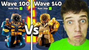 КлокМены VS Бесконечный РЕЖИМ (toilet tower defense) ROBLOX