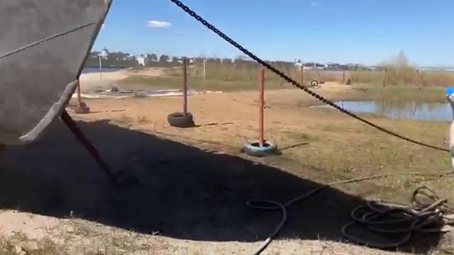 Выездной пескоструй катера "Костромич"