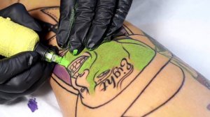 The Mask Jim Carrey Tattoo Time Lapse