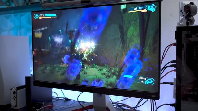 The Best Monitor for PS5? - BenQ MOBIUZ EX2710U [4k 144hz HDMI 2.1] смотреть онлайн