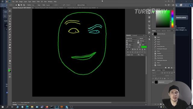 Контроль мимики - новая функция для ControlNet в Automatic1111 смотреть онлайн