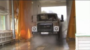 Автоматическая бесконтактная мойка днища грузовых и легковых автомобилей