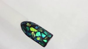 Дизайн ногтей "Битое стекло".