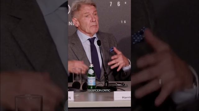 Харрисон Форд потерял дар речи от слов журналистки?