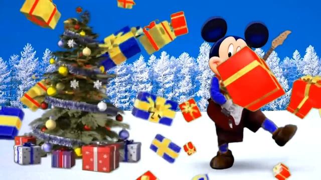 Санта Едет Далеко Развивающая Веселая Детская Песенка мультик Kids Songs