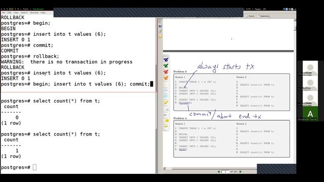 2023-03-06: transactions quiz practice смотреть онлайн