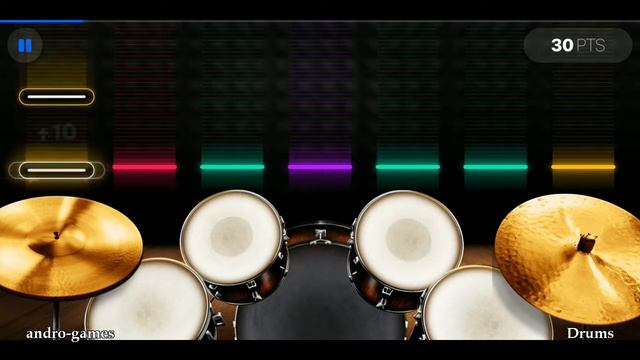 Drums (by MWM) - free offline music game for Android and iOS - gameplay. смотреть онлайн