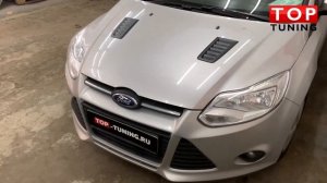 Тюнинг жабры в капот Ford Focus 3