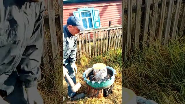 Как правильно и быстро колоть дрова смотреть онлайн