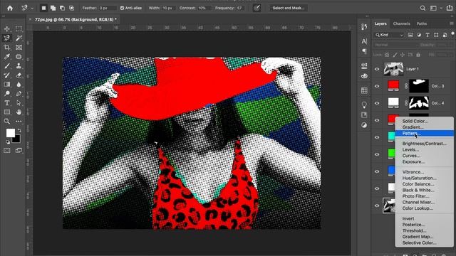 Pop Art [Speed Art] Adobe Photoshop Tutorials смотреть онлайн