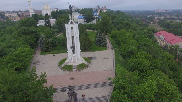 Коптер Брянск понтонный мост