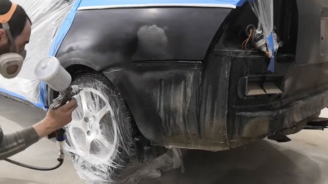 Как правильно убрать "рыжики" (ржавчину) с кузова авто. Покраска приоры в переход.