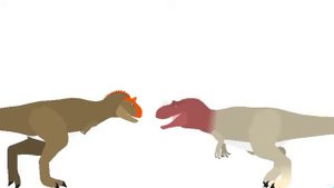Carnotaurus VS Ceratosaurus (Short Stick nodes Animation)