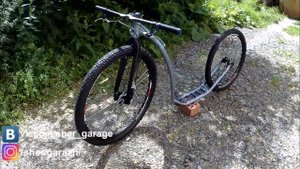 Самокат. Скутер. Футбайк. Самокат для взрослых с большими колесами