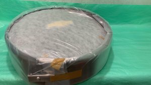 Бокс запасного колеса из нержавеющей стали (с замком)