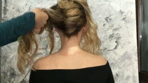 Вечерная прическа "Ракушка"