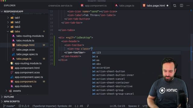 How to Create a Horizontal Navigation for Ionic Desktop Views смотреть онлайн