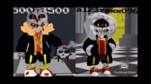 Mirrored Psychopathy but I Used Models From Undertale: Random Meets AU